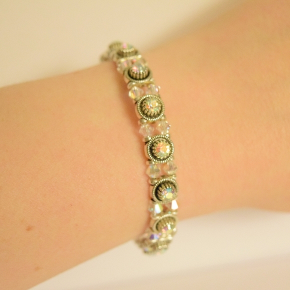 Swarovski Crystal beaded bracelet - Picture 4 of 5